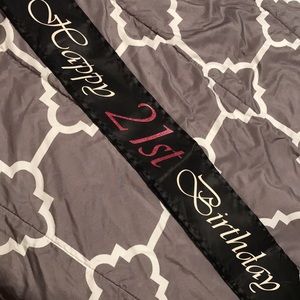 Icing Accessories - 21st birthday sash Icing Accessories - 21st birthday sash